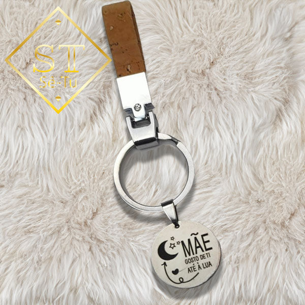 Porta Chaves Mãe Amo-te daqui até à lua - Sê-Tu